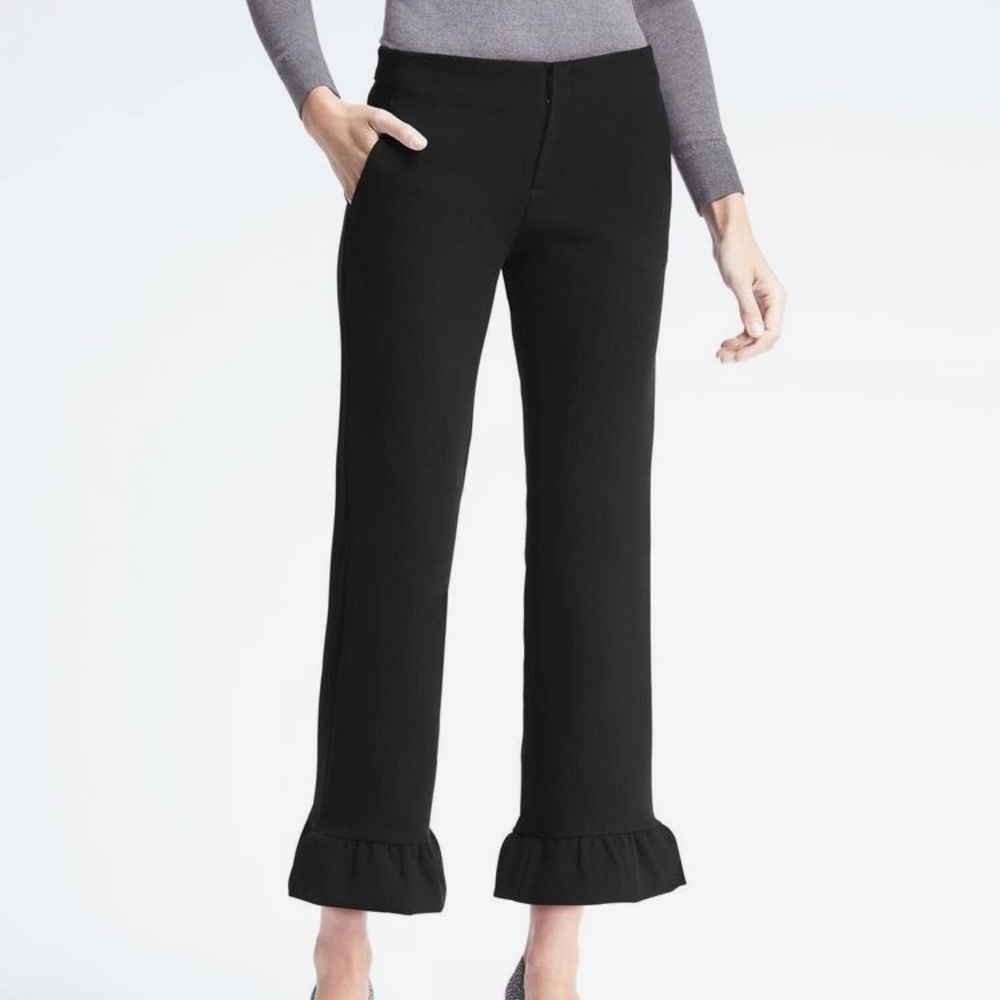 ISO! Banana Republic Logan pant with ruffle